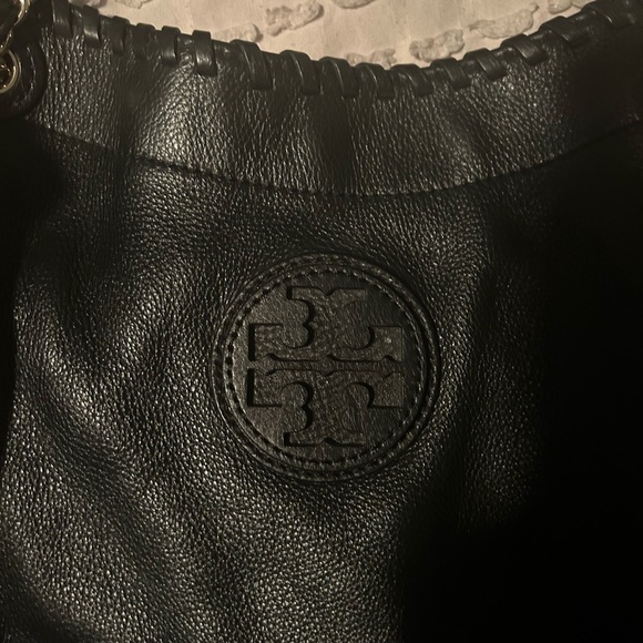 Tory Burch Black Leather Bag- adjustable strap - Picture 8 of 11